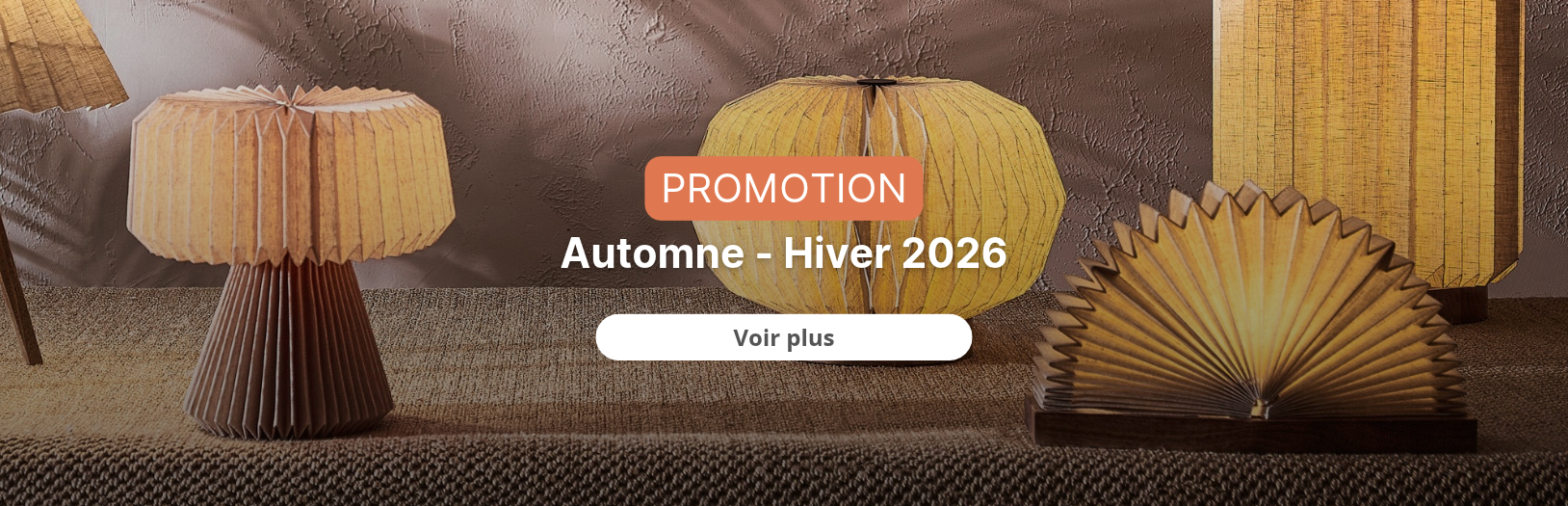 Promotion Automne - Hiver 2026